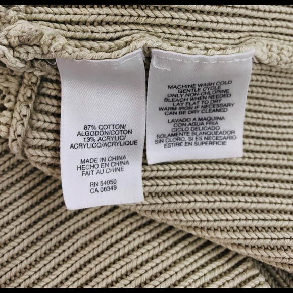 Anne Klein 1/2 Sleeve Batwing Knit Sweater - Picture 7 of 8